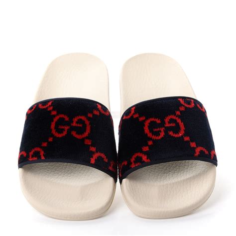 gucci terry cloth slides|Slides for Women .